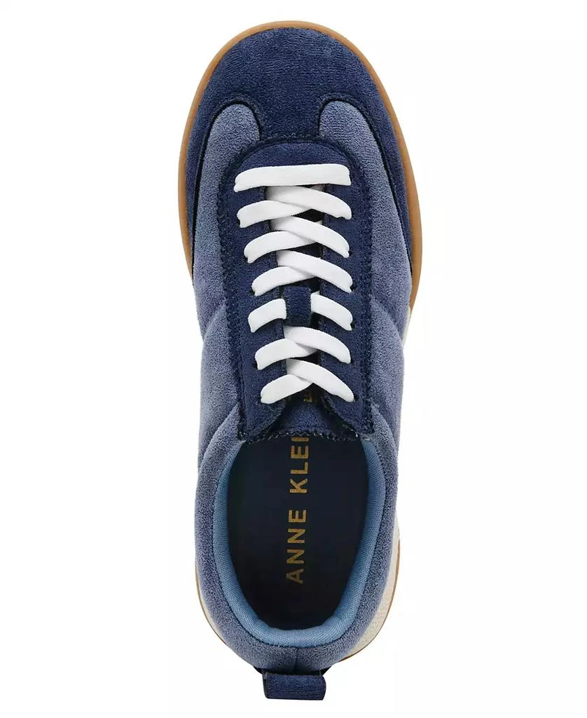 Anne Klein Women's Westside Low Profile Lace Up Retro Sneakers 10