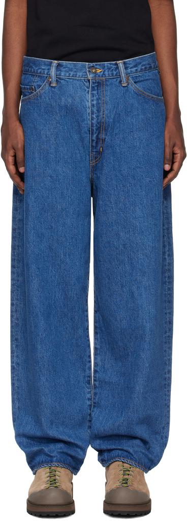 Wtaps Blue Straight Jeans