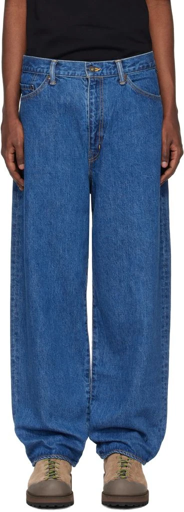 Wtaps Blue Straight Jeans 1