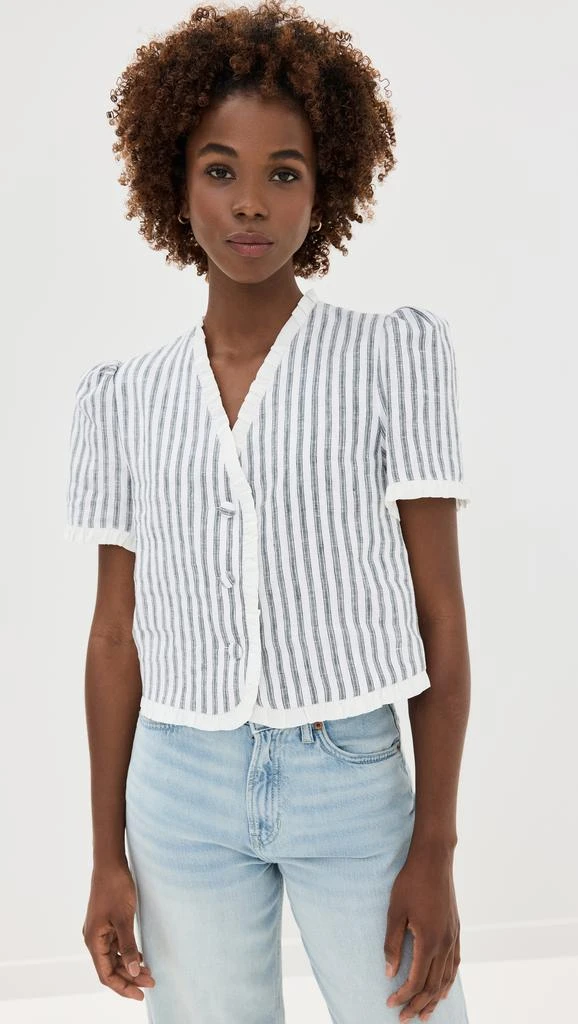 Reformation Bess Linen Top 7