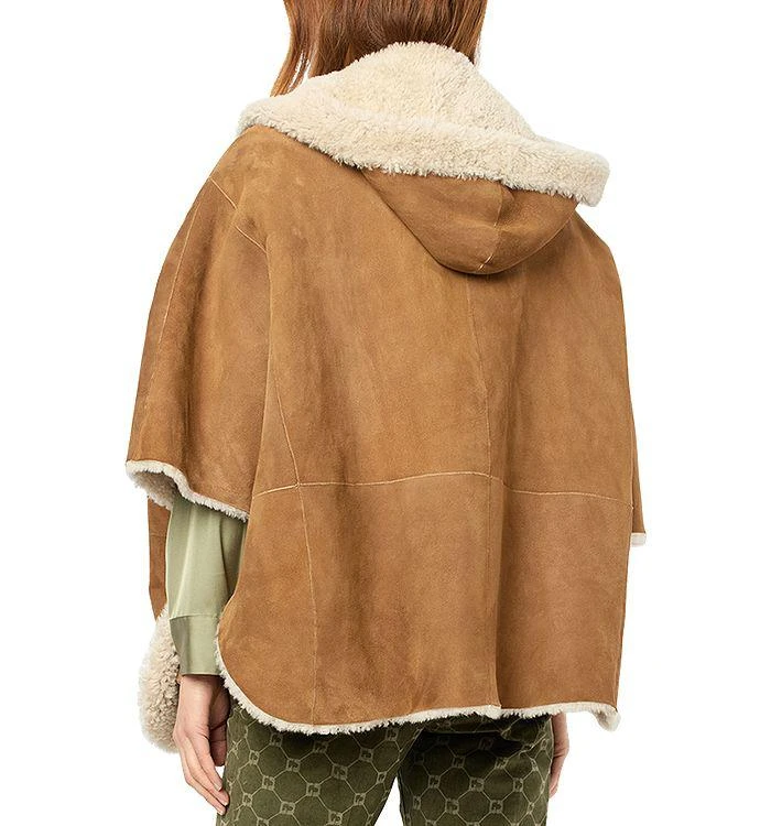 Gerard Darel Loriane Hooded Shearling Coat 2