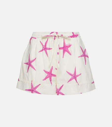 Valentino Starfish cotton poplin shorts 1