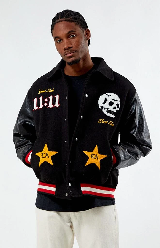 PacSun Unlucky Varsity Jacket 1