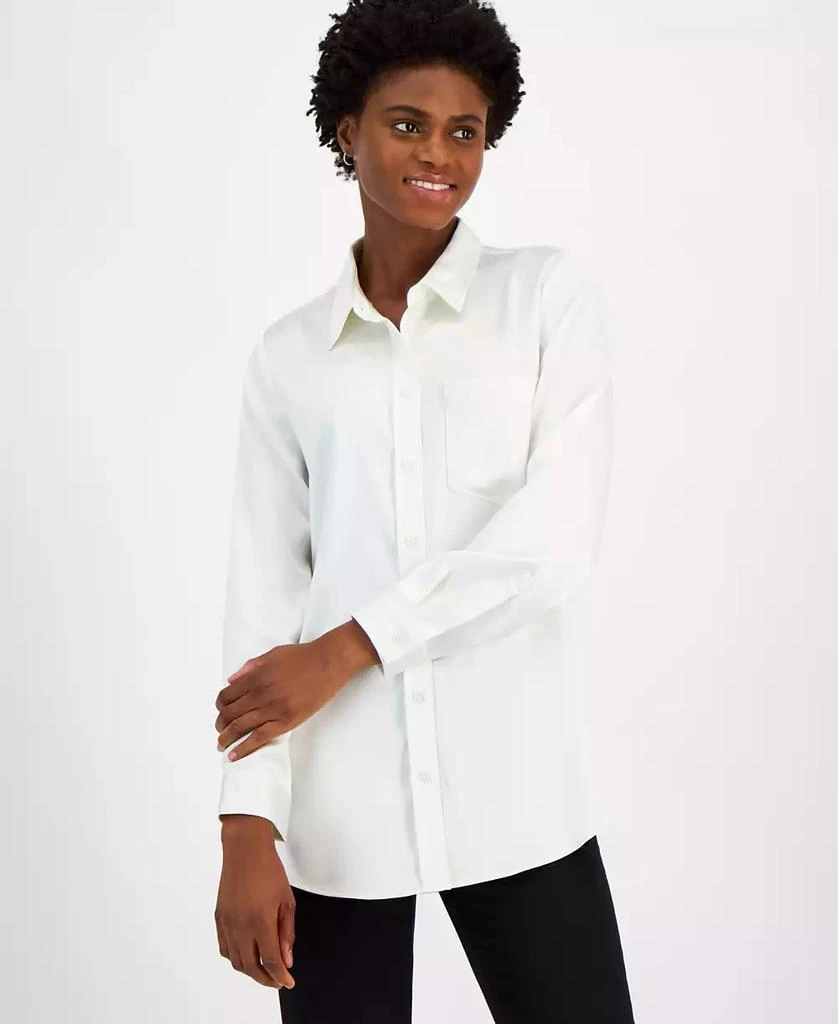 Tahari Women's Satin Shirt 1