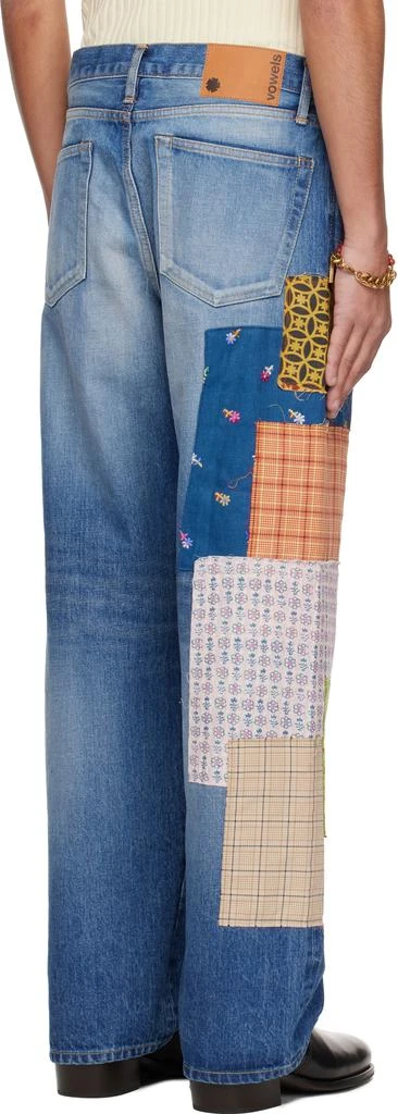 vowels Blue Baggy Jeans 3