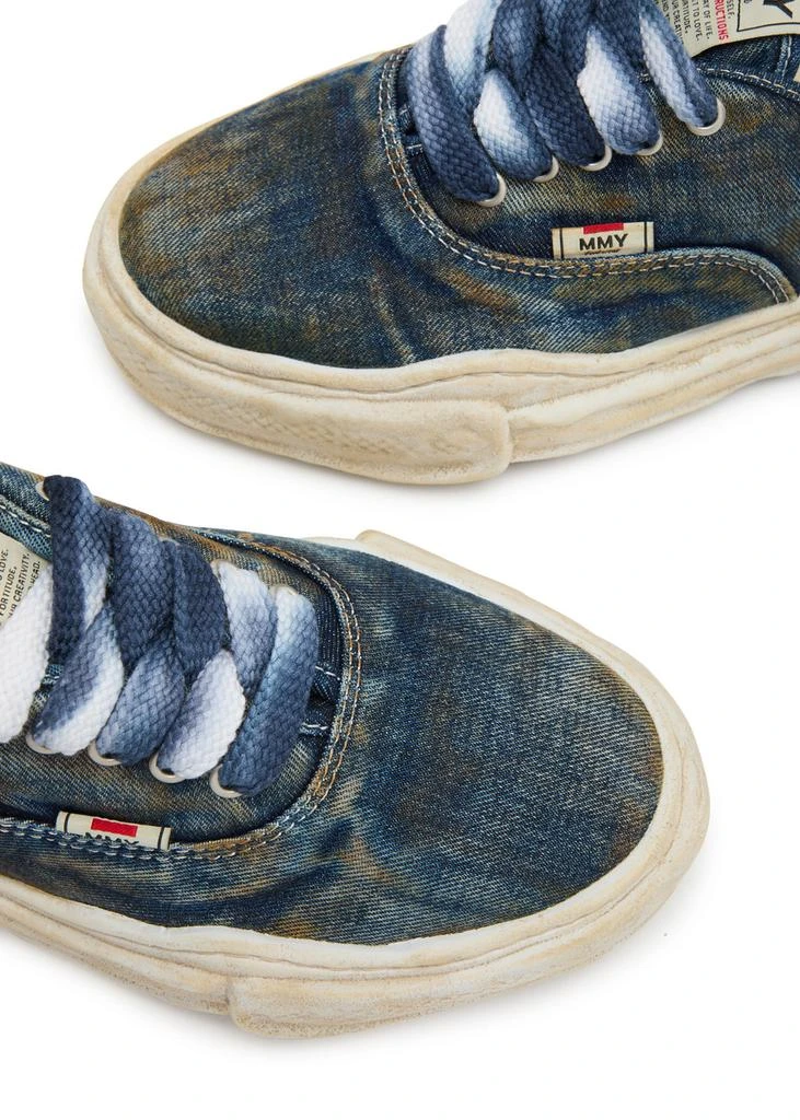 Maison MIHARA YASUHIRO Baker distressed denim sneakers 3