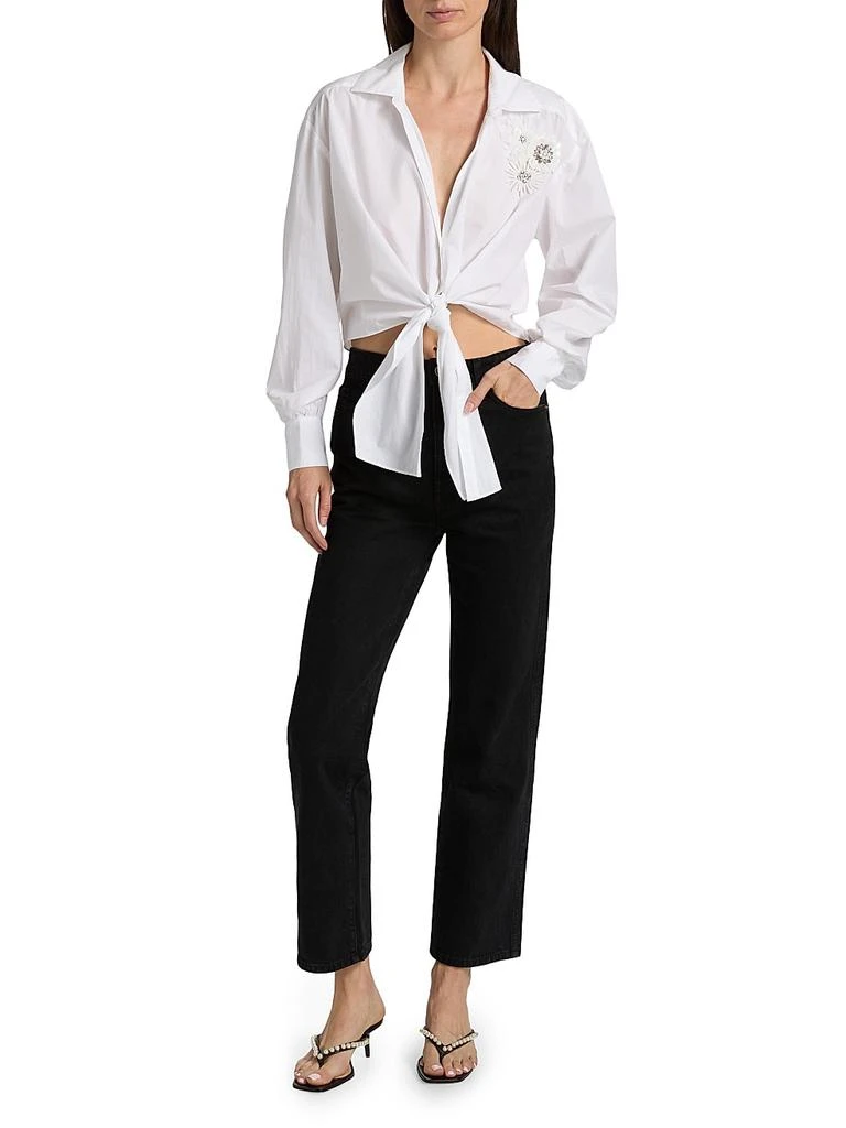 Cinq à Sept Marianna Appliqué Cotton Top 2