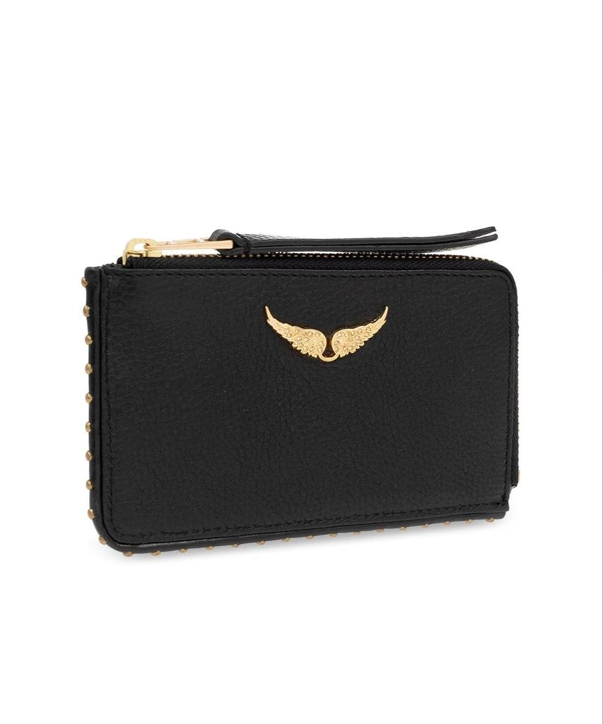 Zadig&Voltaire Zadig & Voltaire Logo Plaque Zipped Card Case 3