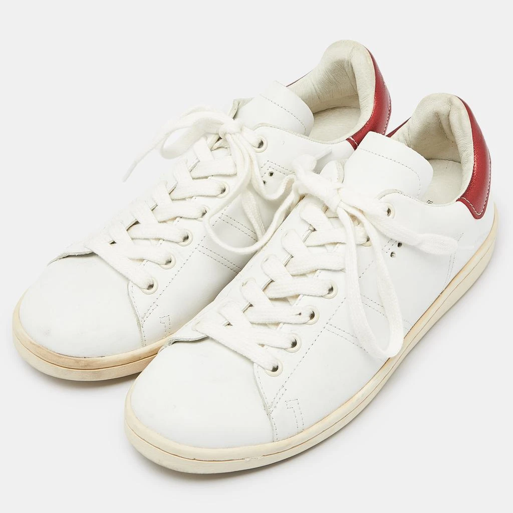 Isabel Marant Isabel Marant White Leather Etoile Bart Low-Top Sneakers Size 39 2