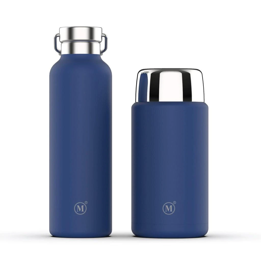 MNML Insulated Food Jar + Flask - 25oz Set, Echo Peach 7
