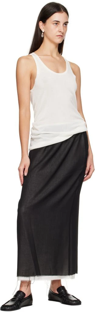 Jil Sander Black Square Toe Loafers 5