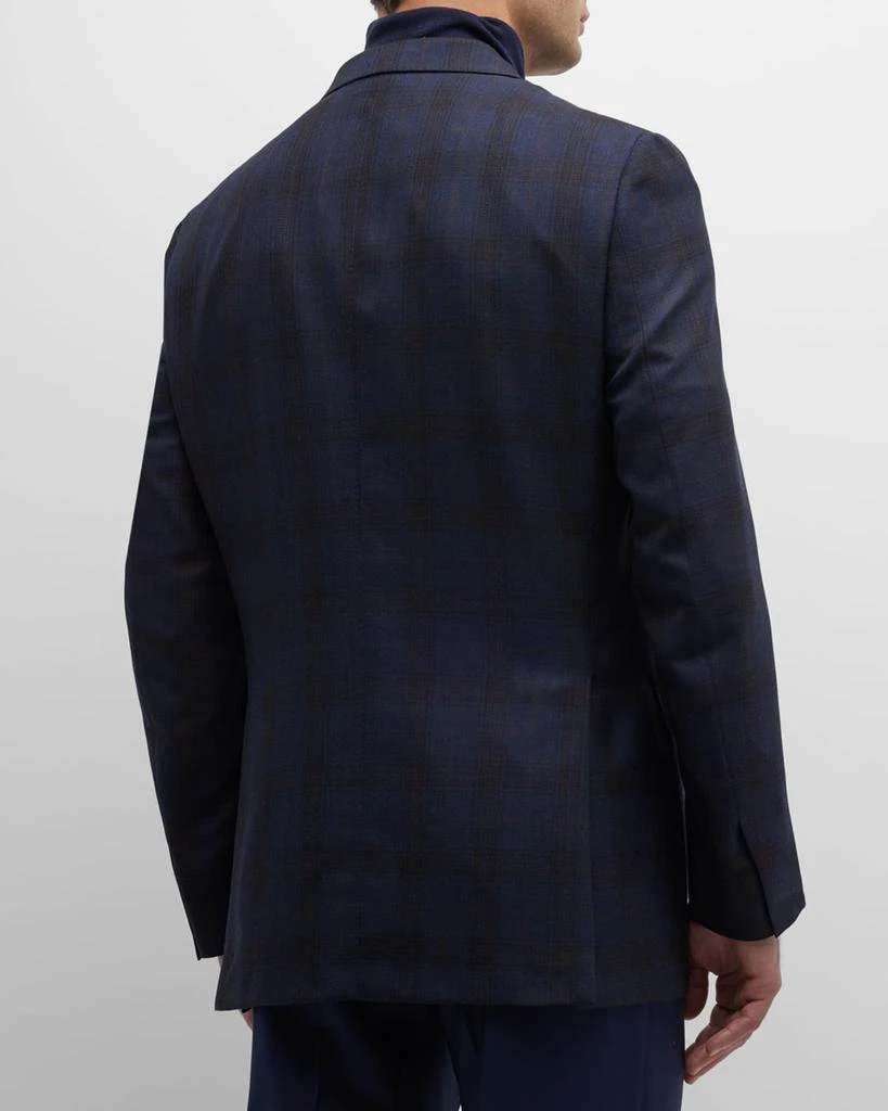 Brioni Men's Plaid Wool Sport Coat 5