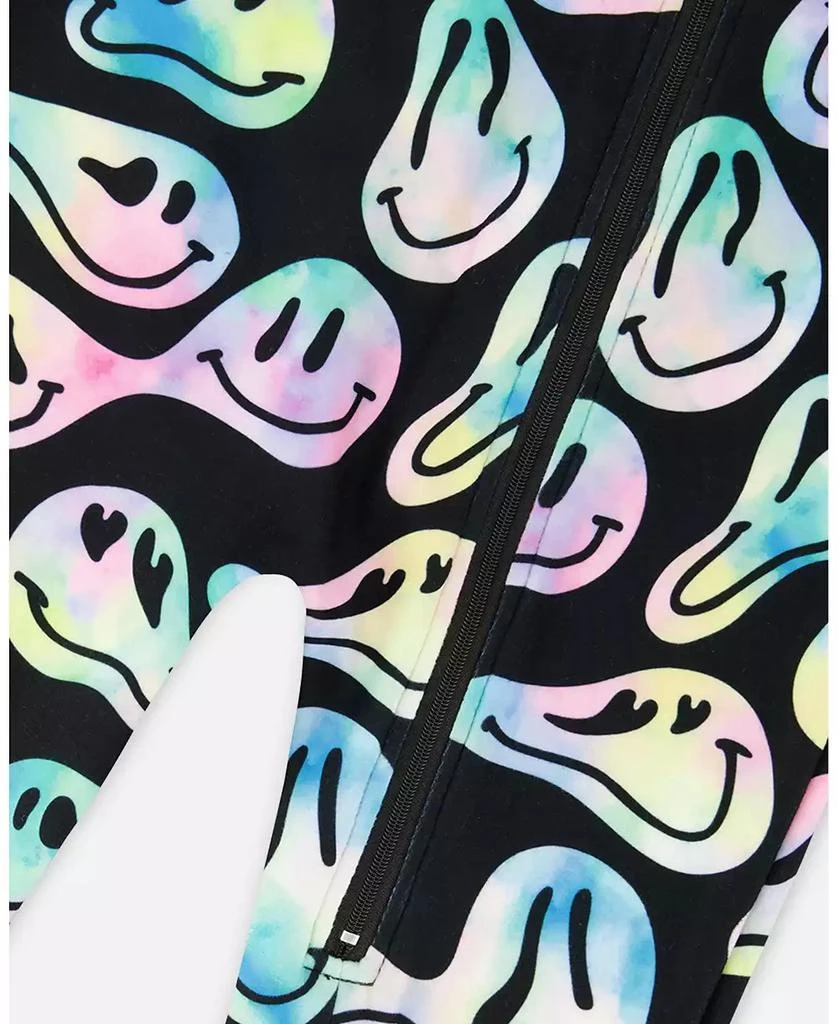 Deux par Deux Baby Girl One-Piece Thermal Underwear Smiley Face Girl - Baby 4