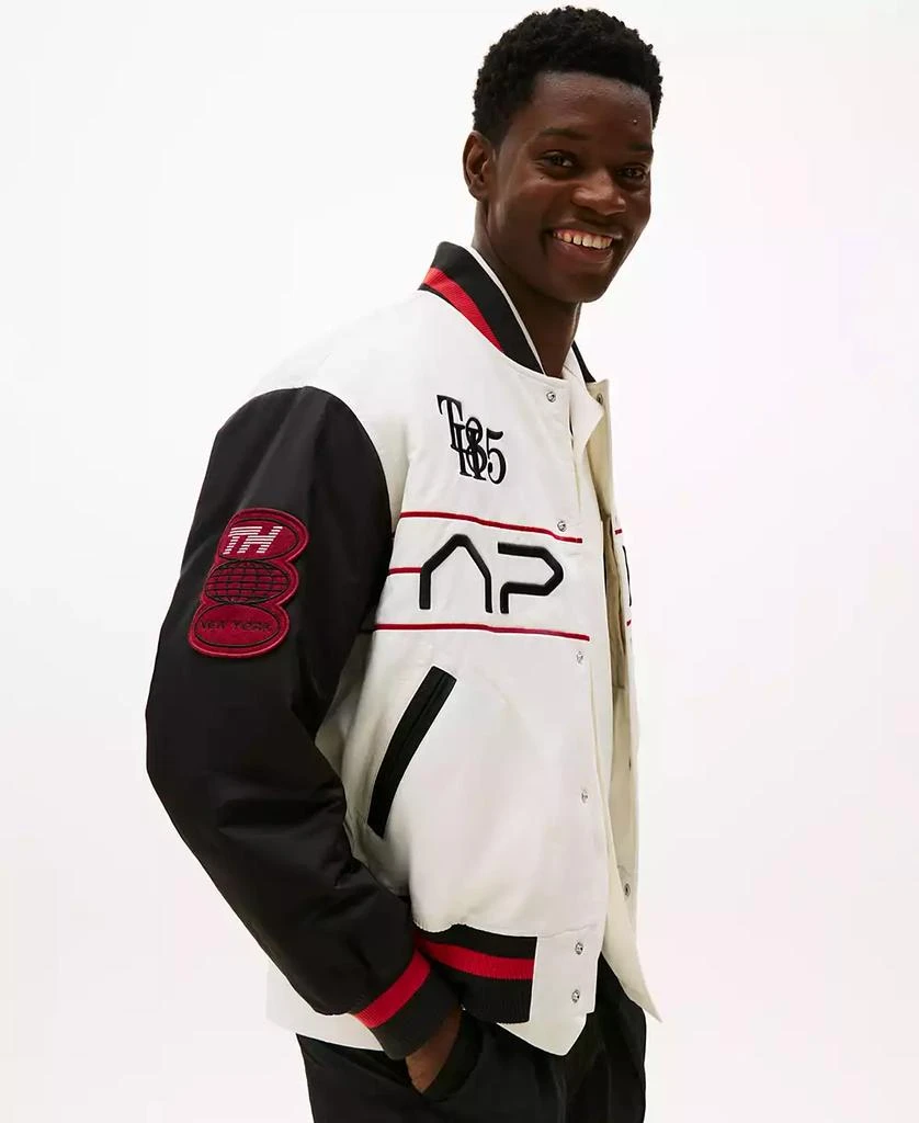 Tommy Hilfiger x APXGP Collection Men's Satin Varsity Jacket 3