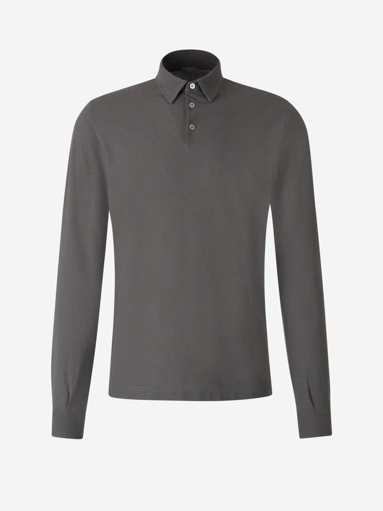 Zanone Zanone Plain Cotton Polo