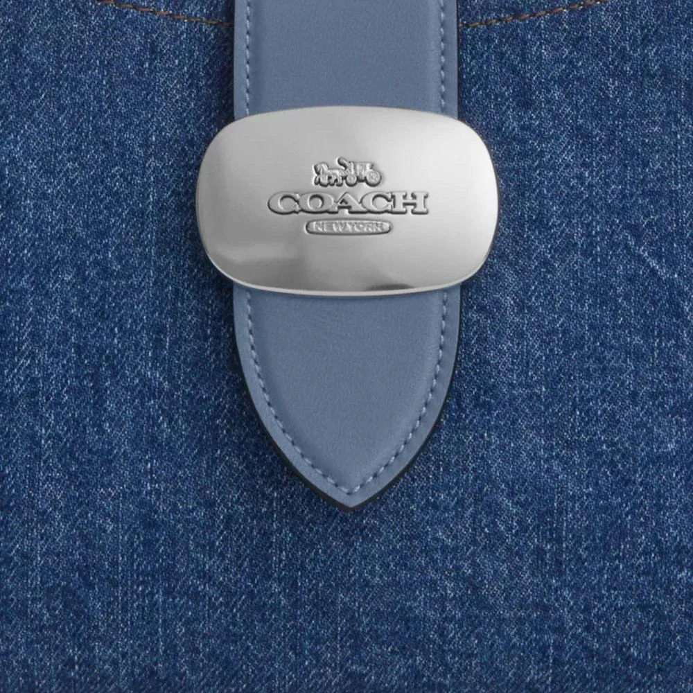 Coach Eliza Shoulder Bag In Signature Denim 6