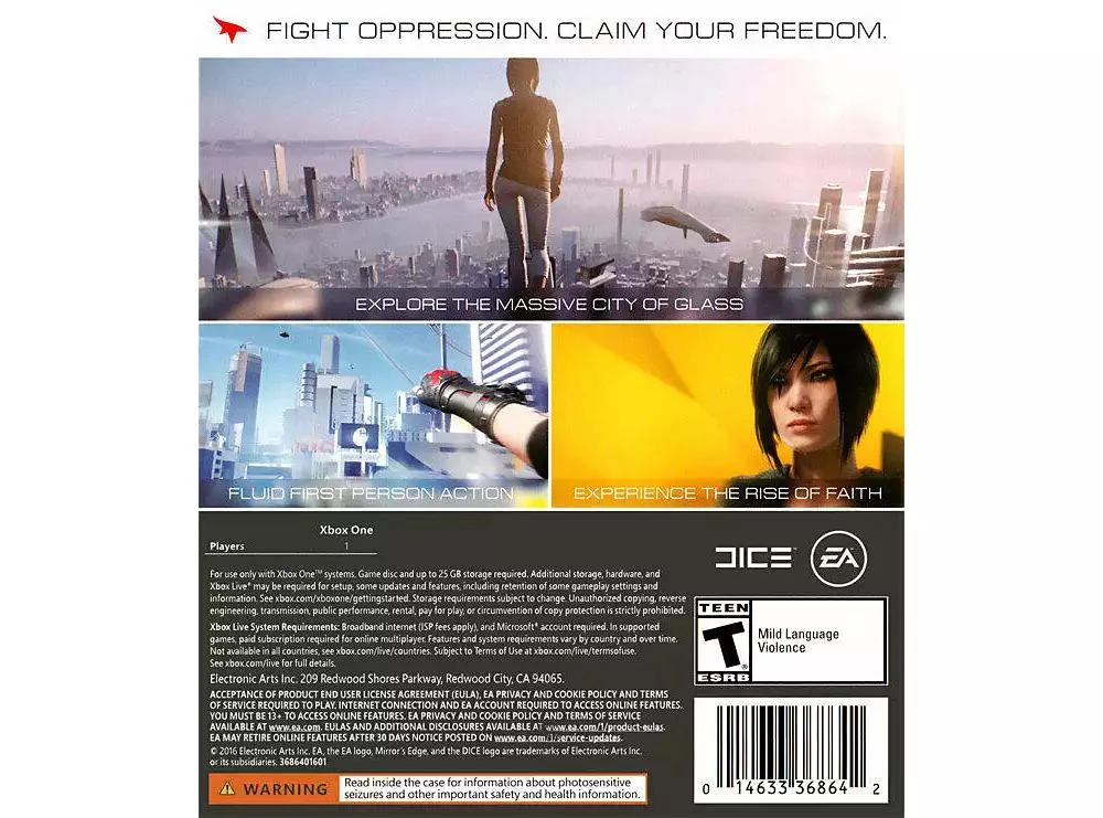 Electronic Arts Mirror
s Edge Catalyst - Xbox One 2