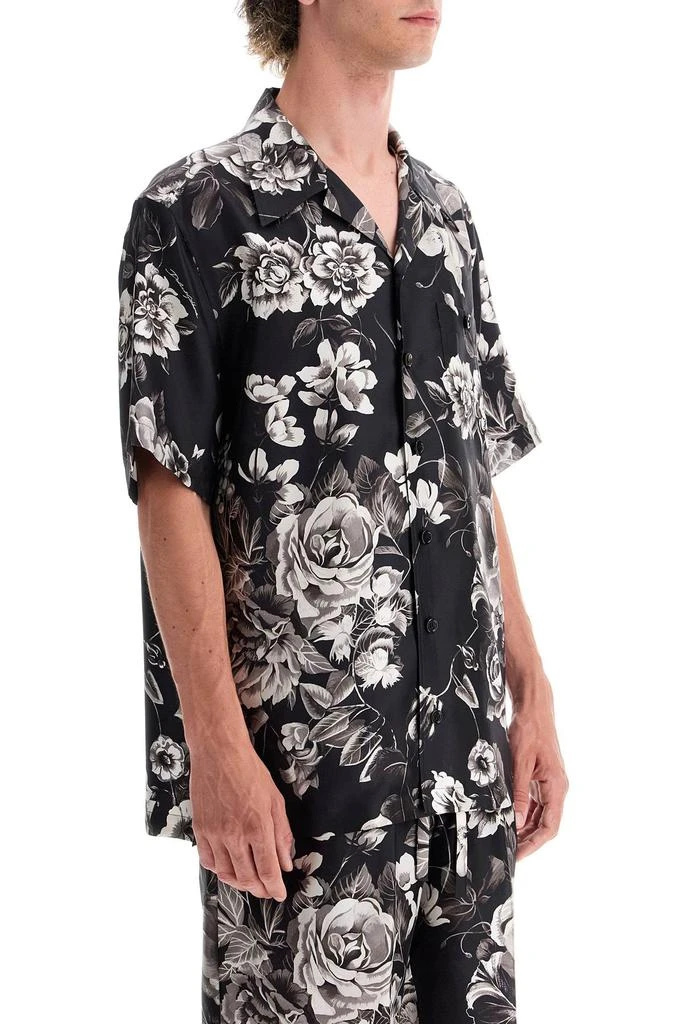 DOLCE & GABBANA hawaii silk shirt with floral print set 2