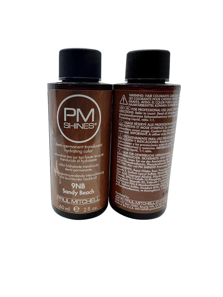 Paul Mitchell PM Shines Demi Permanent Color 9B Sandy Beach 2 OZ Set of 2 2