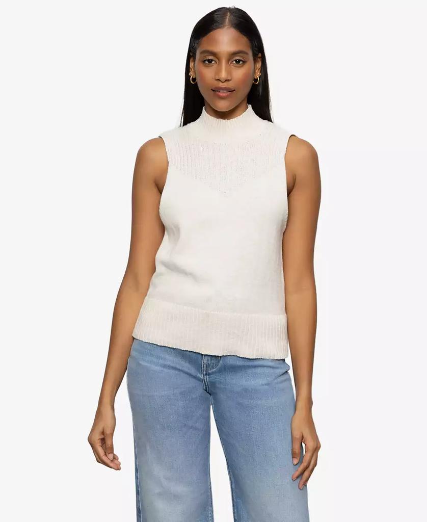売れ筋商品|||サンクチュアリー ニット&セーター アウター レディース Women's Cotton Rib-Trim Mock-Neck Tank Rosewood Rib Detail Mock Tank Rosewood – Sanctuary Clothing