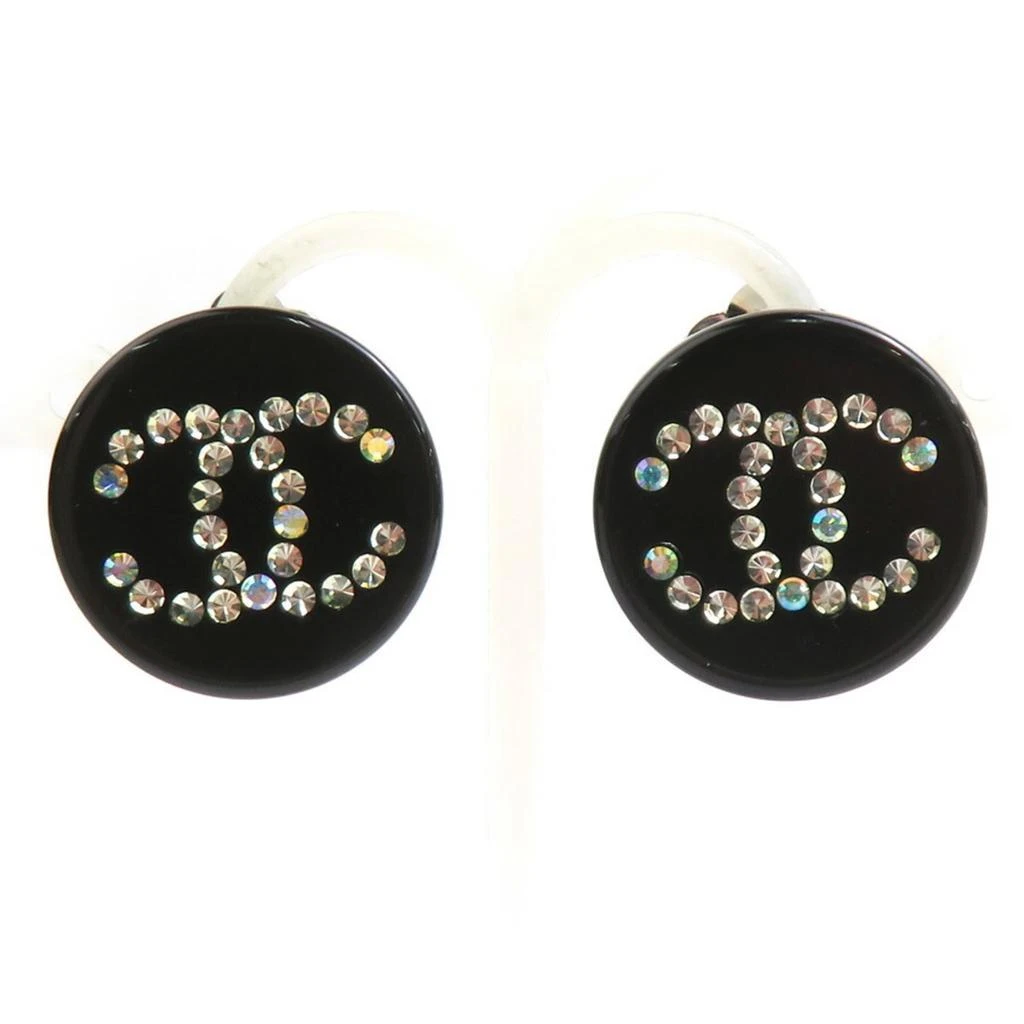 Chanel Metal Resin Clip Earrings (Pre-Owned)