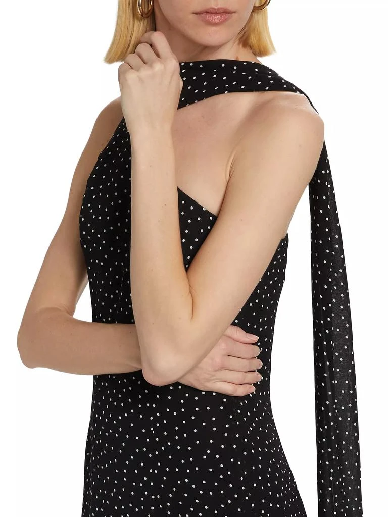 Reformation Rosalynn Polka dot Sleeveless Maxi Dress 6