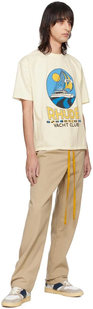 Rhude Off-White 'Yacht Club' T-Shirt 4