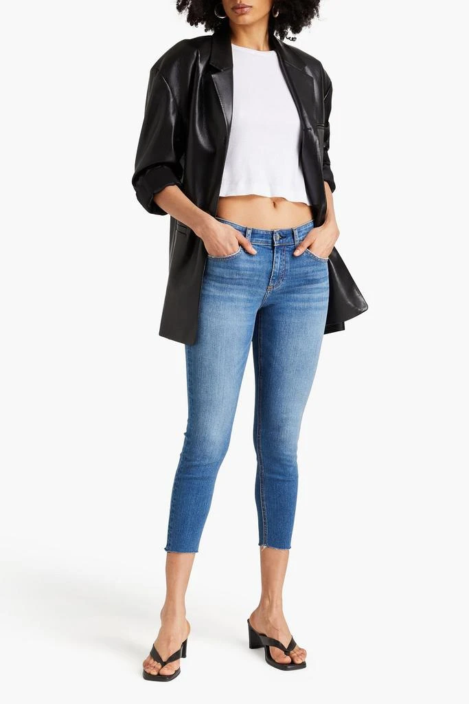 Rag & Bone Cate cropped distressed mid-rise skinny jeans 2