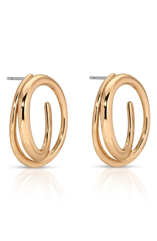 Ettika Jewelry Swirl Stud Earrings 3