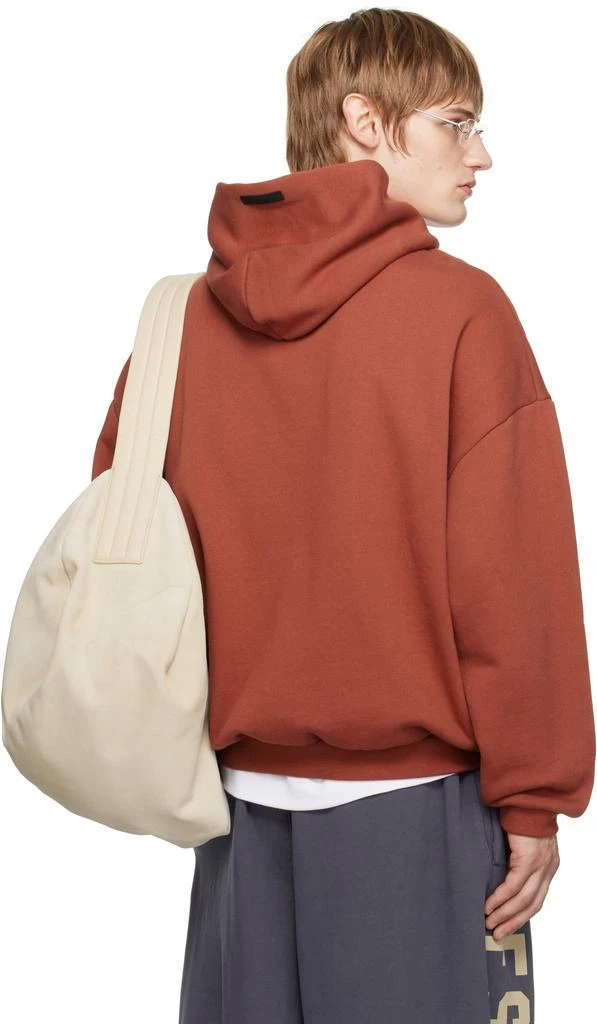 Essentials Red Fleece Hoodie 3