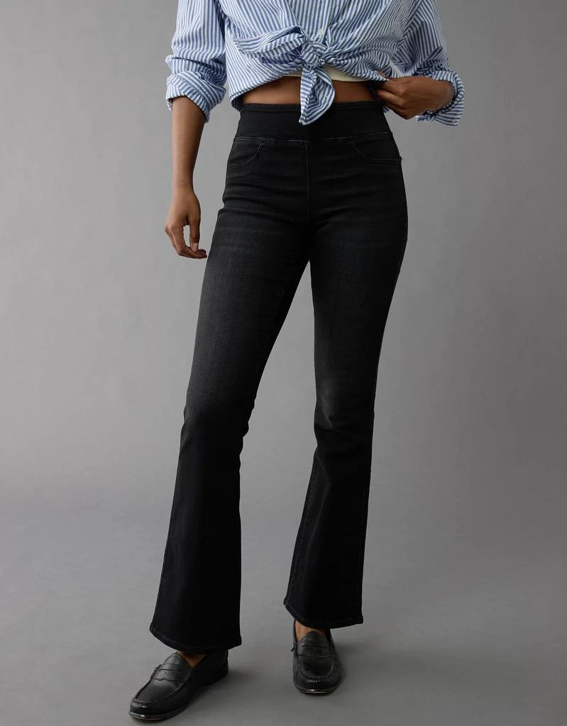 AE AE Luxe Pull-On High-Waisted Kick Bootcut Jean 1