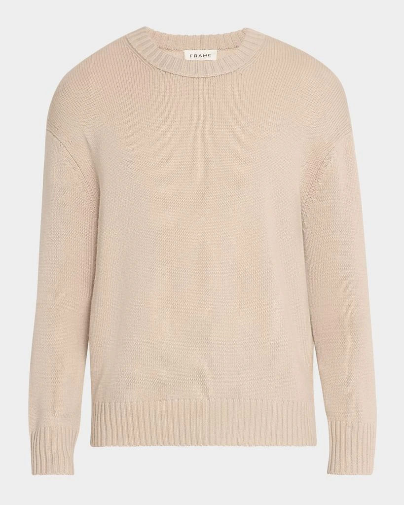 FRAME Men's Wool-Cashmere Crew Sweater 1
