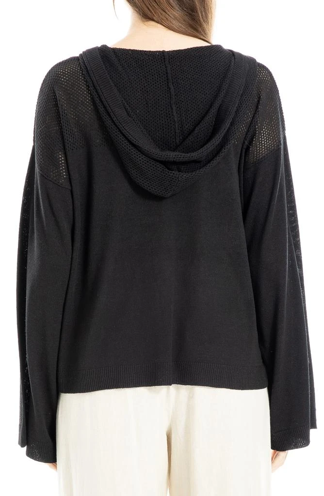 Max Studio Pointelle Hooded Sweater 2