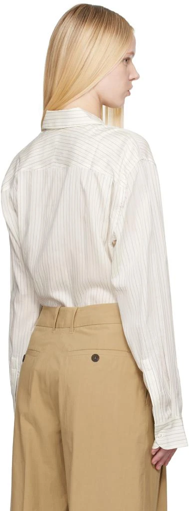 Studio Nicholson Off-White View Silk Shirt 3