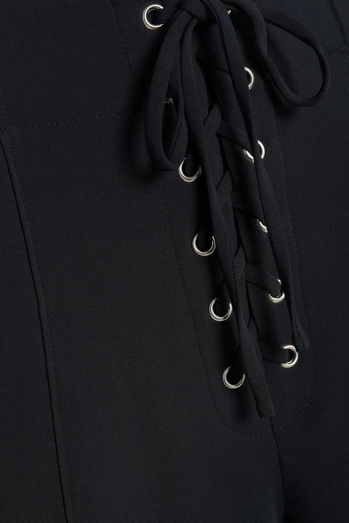 A.L.C. Lace-up crepe shorts 4