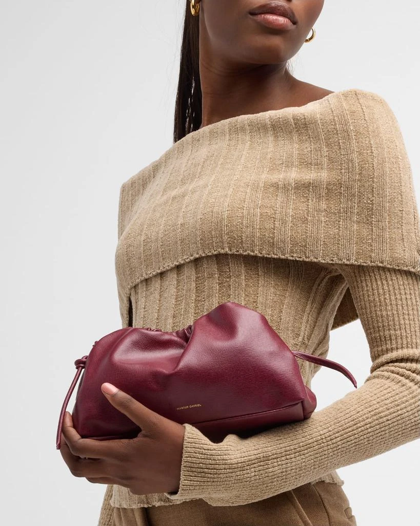 Mansur Gavriel Cloud Mini Leather Clutch Bag 2