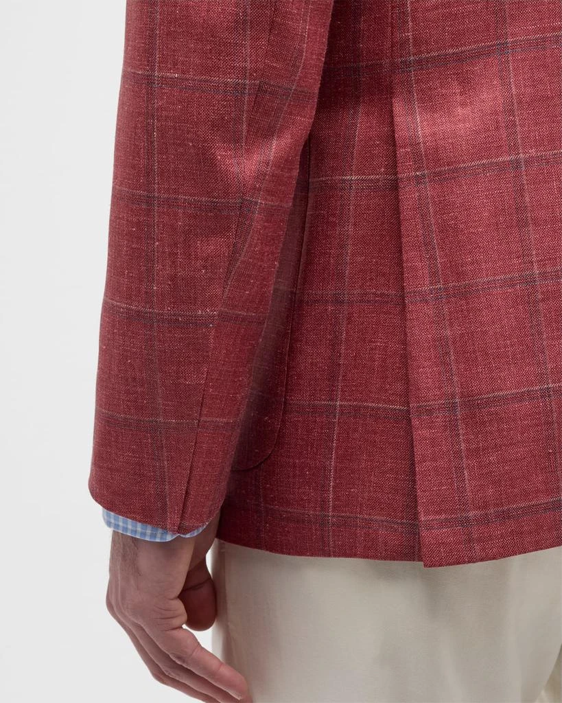 Canali Men's Windowpane Sport Coat 10
