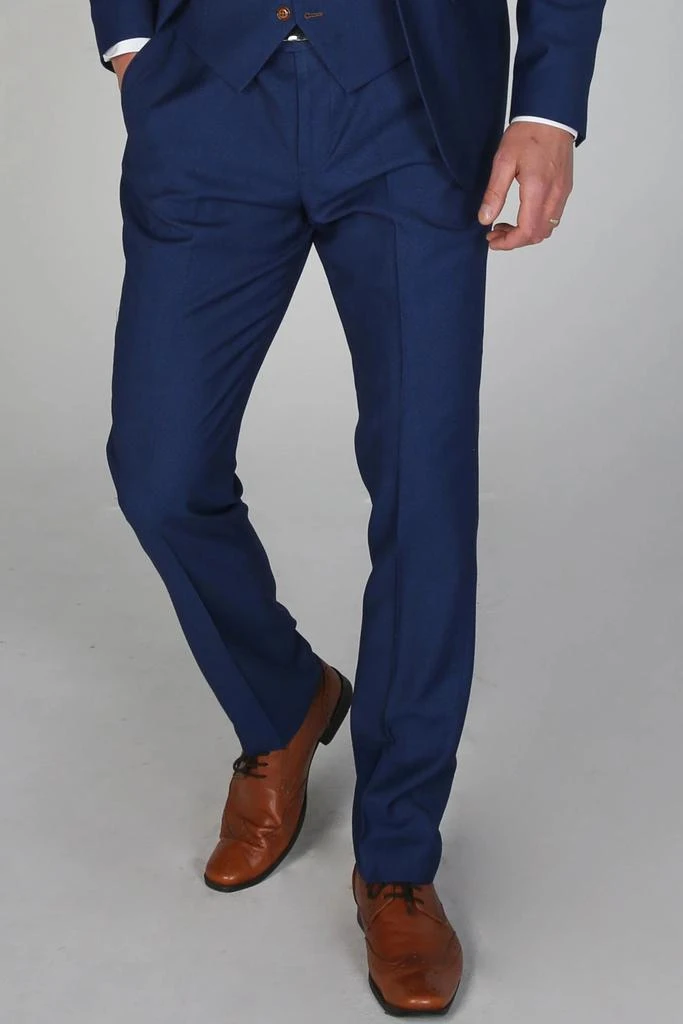 Paul Andrew Mayfair Plain Formal Trousers Suit Pants 1