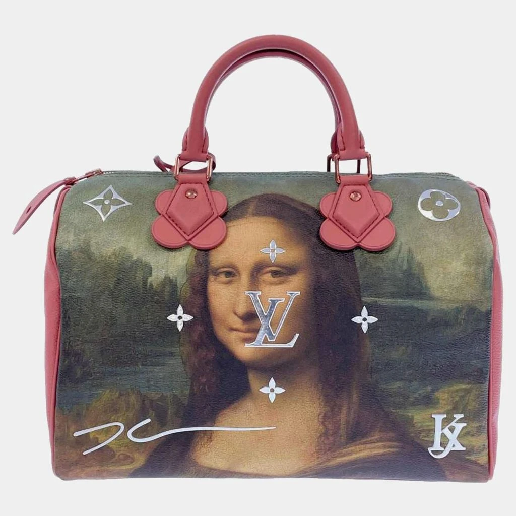 Louis Vuitton Louis Vuitton Graphic Print Masters Collection Speedy 30 Leonardo Da Vinci Satchel Bag 1