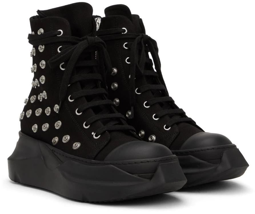 Rick Owens Black Rivet Sneakers 4