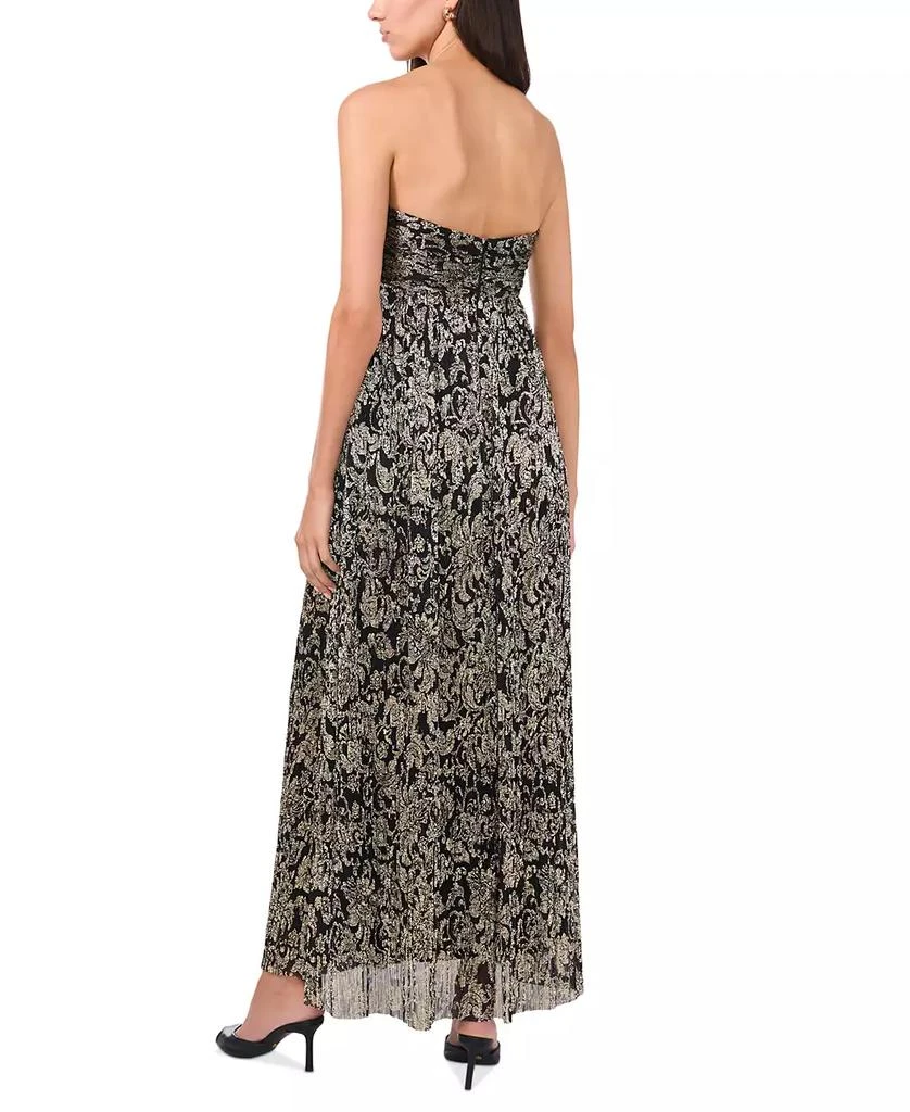 Parker Women's The Piper Metallic-Print Strapless Maxi Dress 3