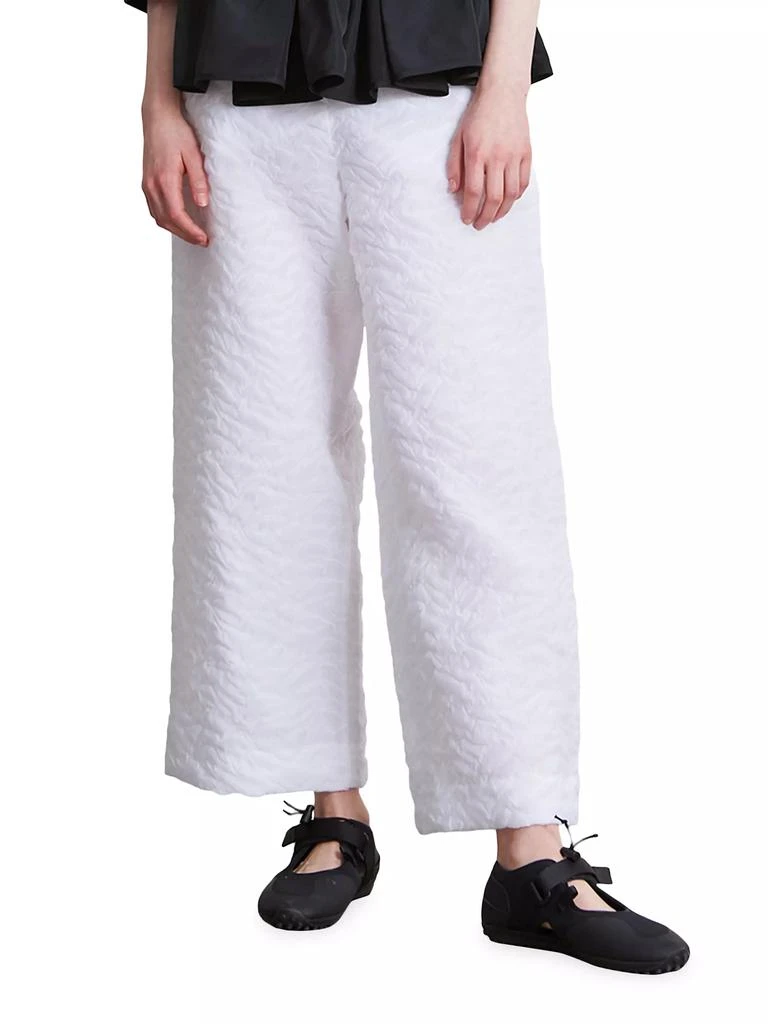 Cecilie Bahnsen Textured Straight-Leg Trousers 1