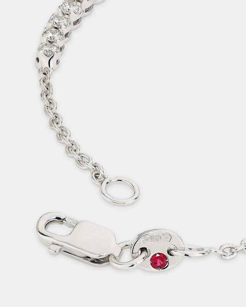 Roberto Coin 18K White Gold Diamond Tennis Bracelet, 1.0tcw 3