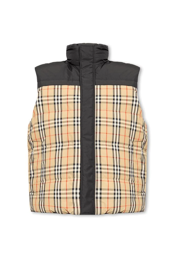 Burberry Burberry Beige ‘Oakwood’ Reversible Down Vest - Men 1