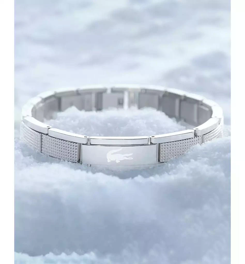 Lacoste Men
s Stencil Gold-Tone Stainless Steel Bracelet 6