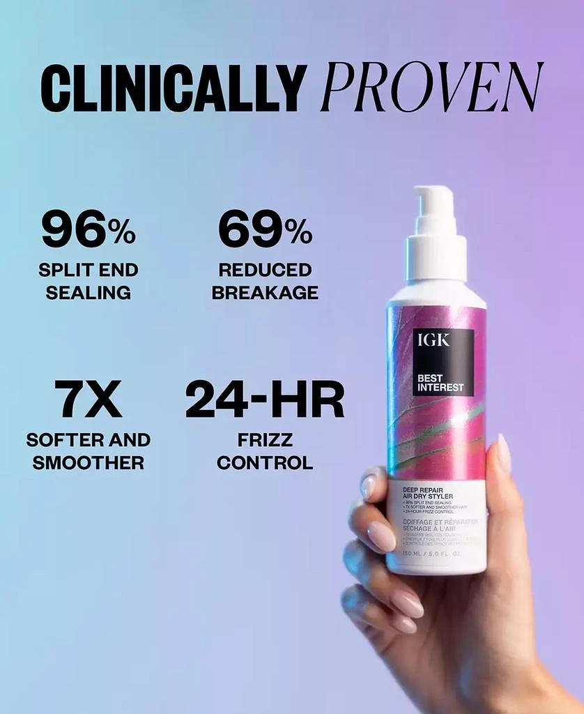 IGK Hair Best Interest Deep Repair Air Dry Styler 7