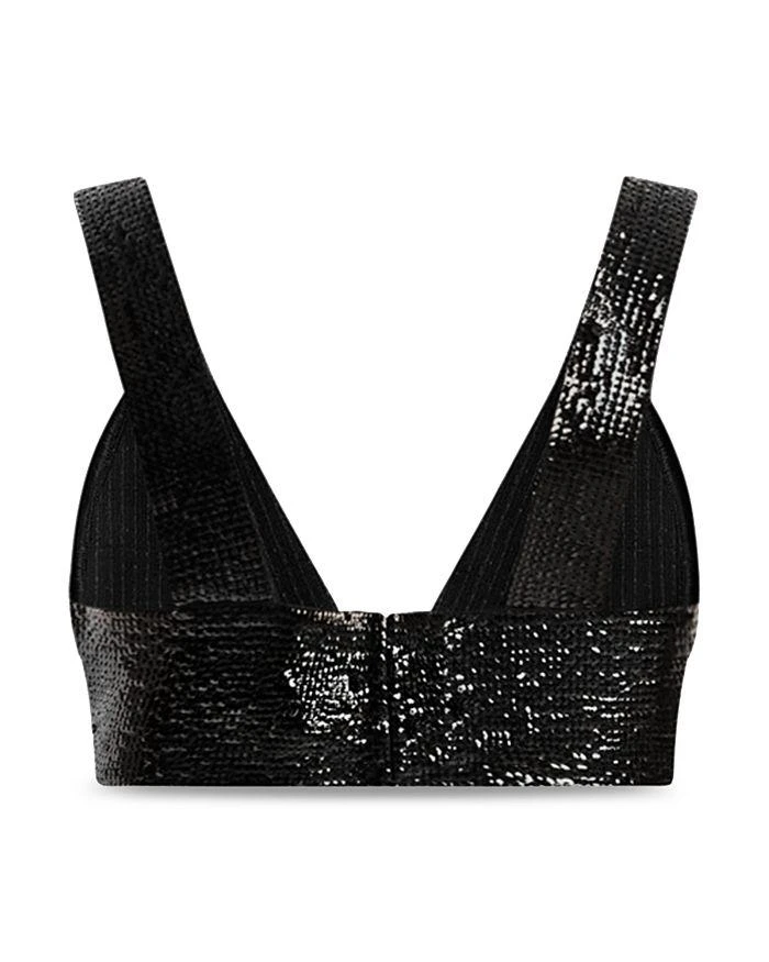 Herve Leger The Teri Sequined Bra Top 10