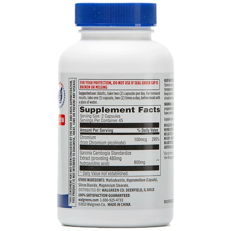 Walgreens Free & Pure Garcinia Cambogia 800mg Capsule (45 days) 4