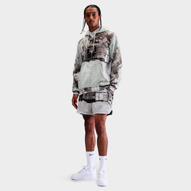 nike men's dri fit printed basketball shorts