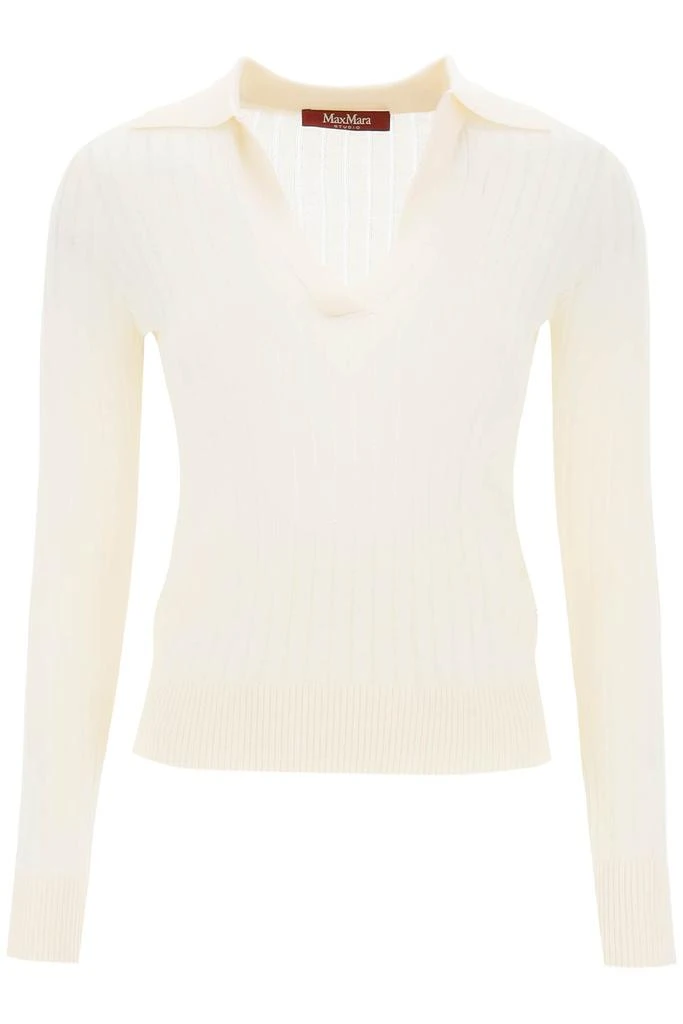 MAX MARA STUDIO wool and silk knit pullover 1